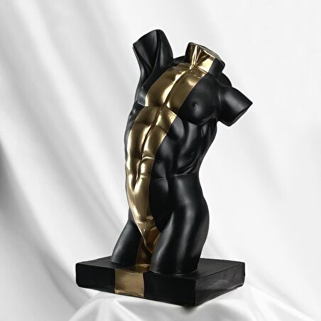 Torso 'Gold Line' Dekoratif Heykel, Pop Art Roma Yunan Heykelleri